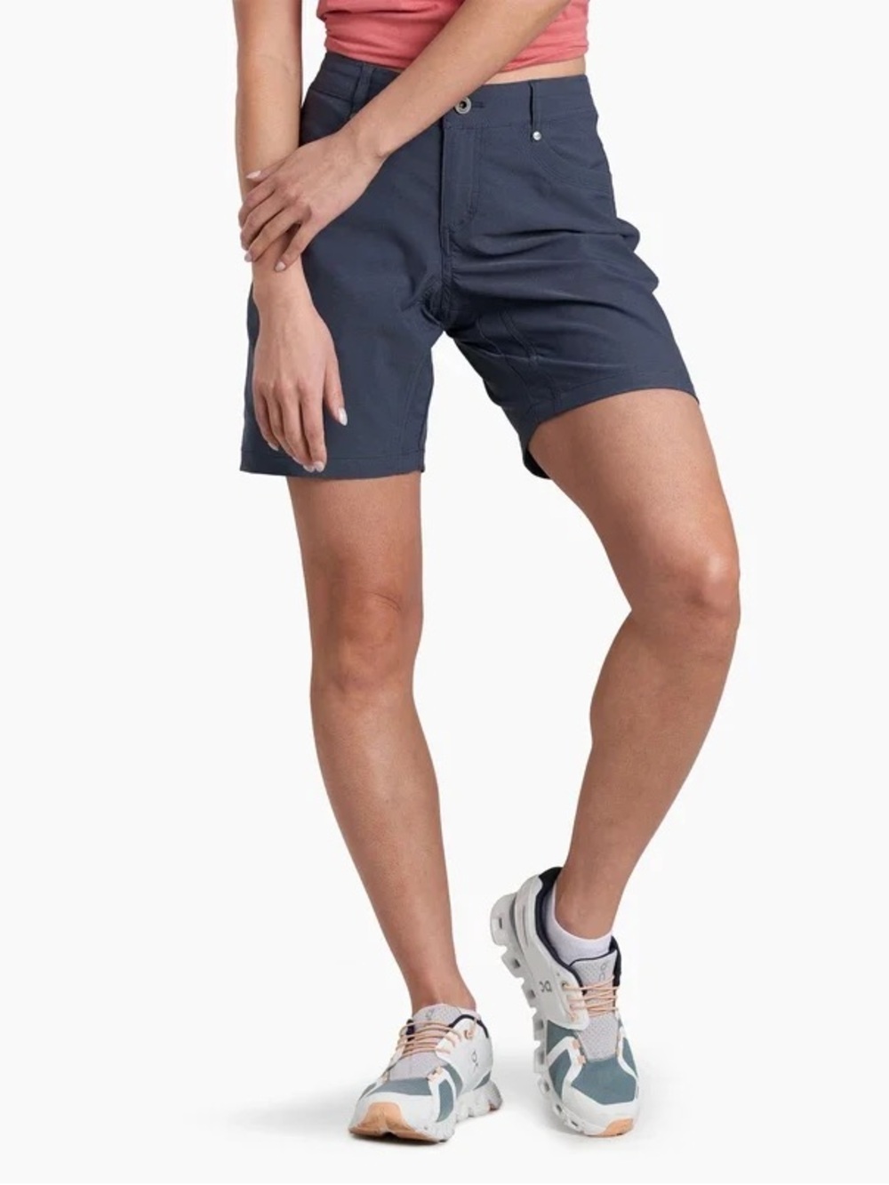 Women’s KUHL Trekr 8in navy blue shorts- Size 8